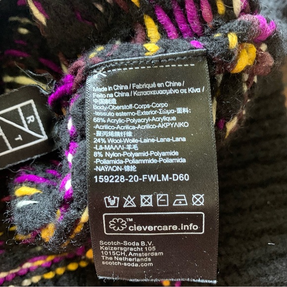 SCOTCH & SODA Fair Isle V Neck Sweater XS La Bande Maison - Picture 7 of 7